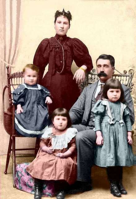 Famille Onésime Lambert Sherbrooke 1896