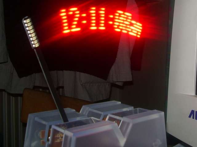 Horloge a LED